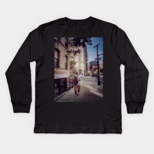 Harlem, Manhattan, New York City Kids Long Sleeve T-Shirt